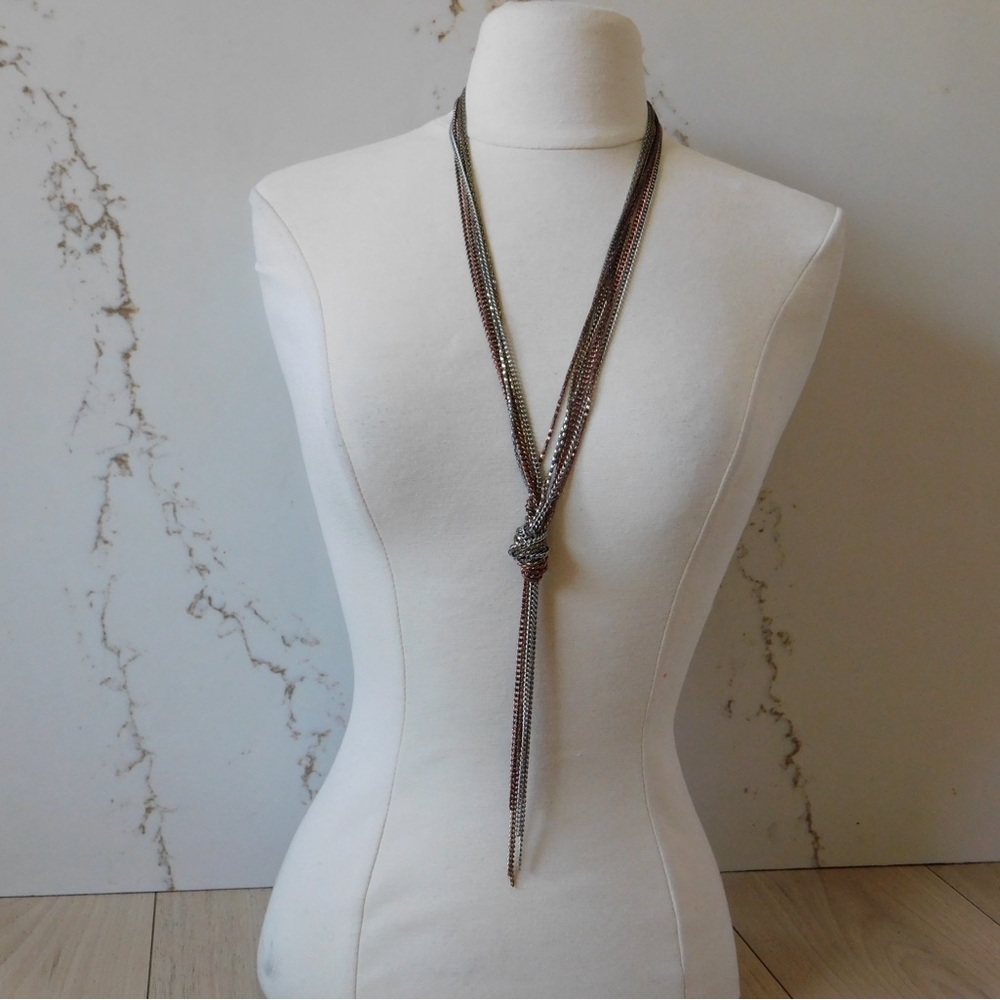 Chic Multi-Tone Layered Necklace